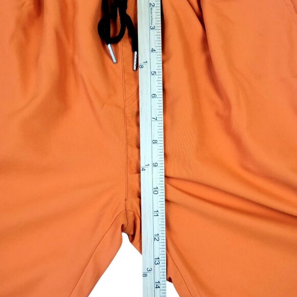 **Men’s XL Orange Drawstring Lightweight Summer Shorts Comfortable Casual Wear** - Picture 10 of 12